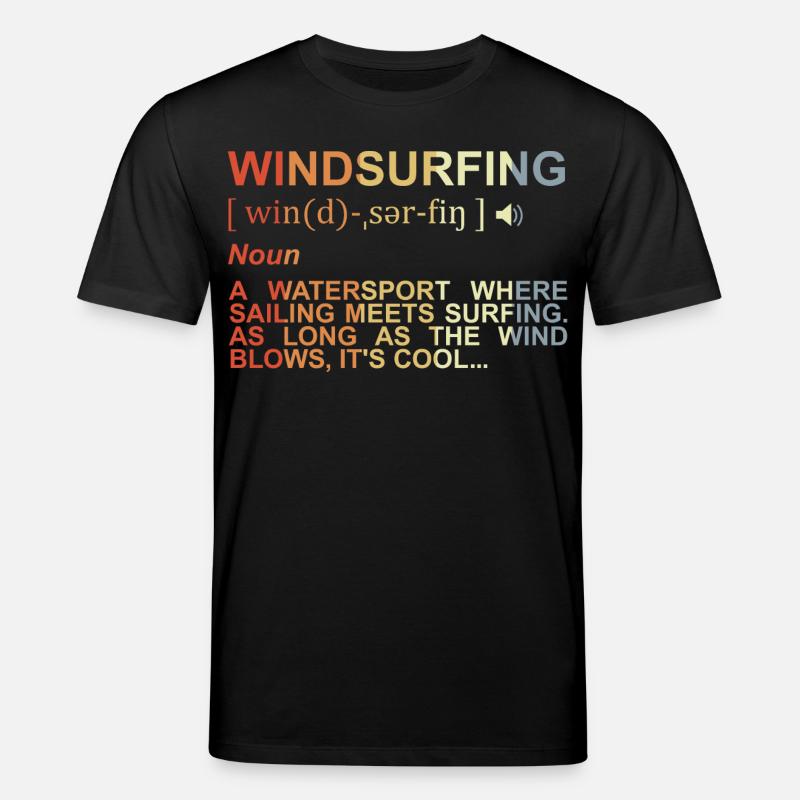 Windsurfen Bedeutung - Stanley/Stella Unisex Bio-T-Shirt CREATOR  - Schwarz