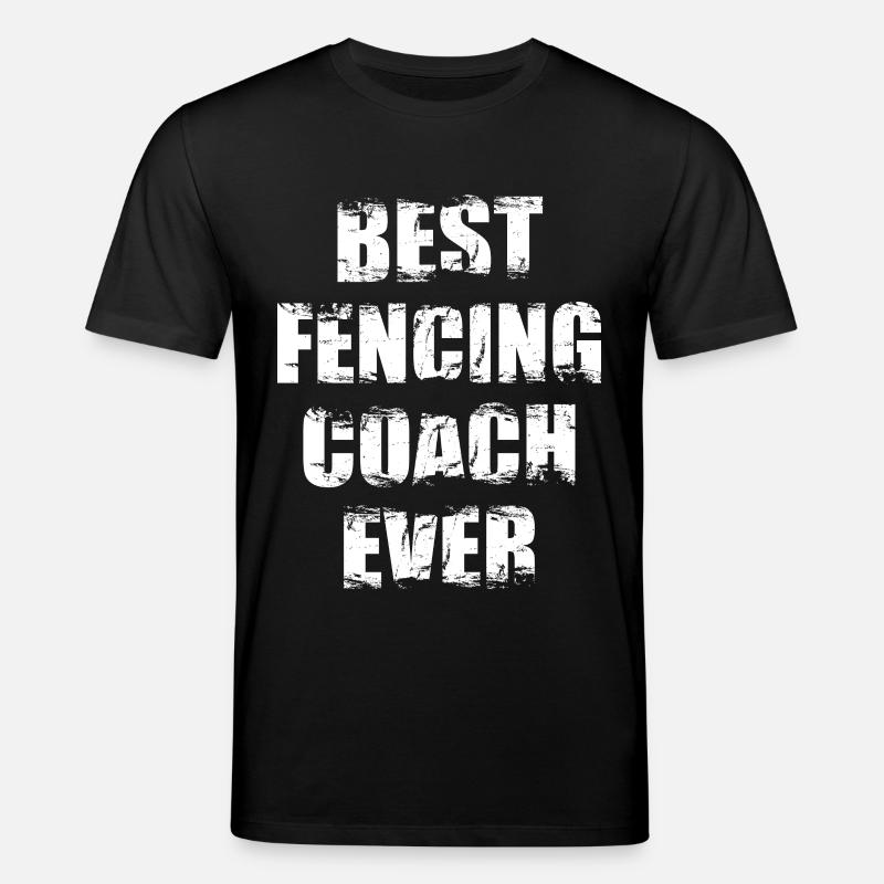 Bester Fechtlehrer - Stanley/Stella Unisex Bio-T-Shirt CREATOR  - Schwarz