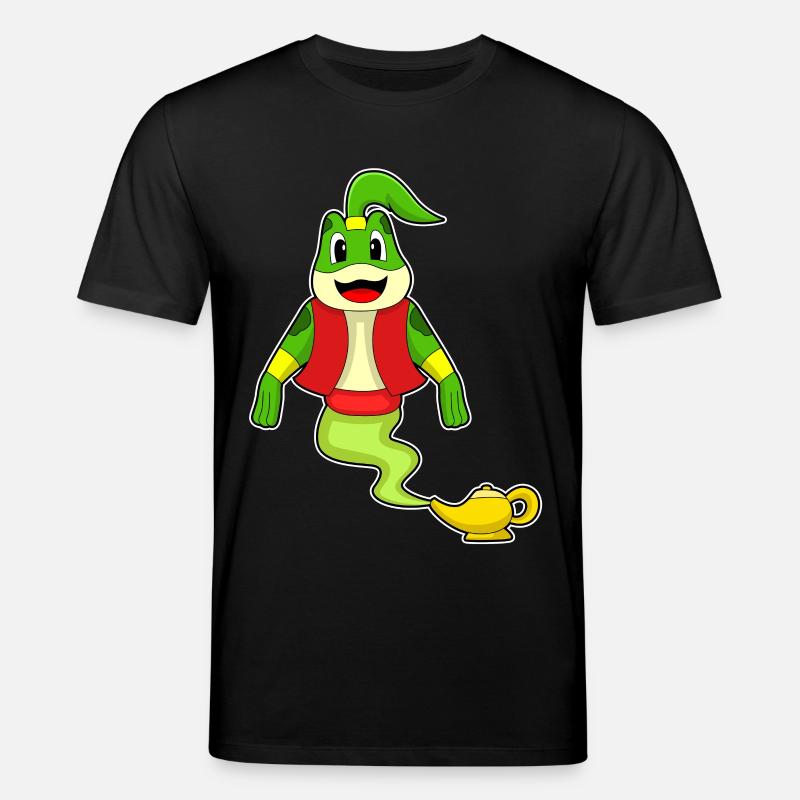 Frosch Flaschengeist - Stanley/Stella Unisex Bio-T-Shirt CREATOR  - Schwarz
