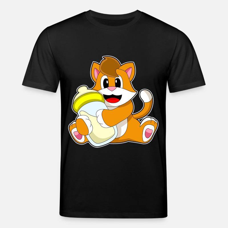 Lait biberon pour chat - T-shirt bio CREATOR Stanley/Stella Unisexe - noir