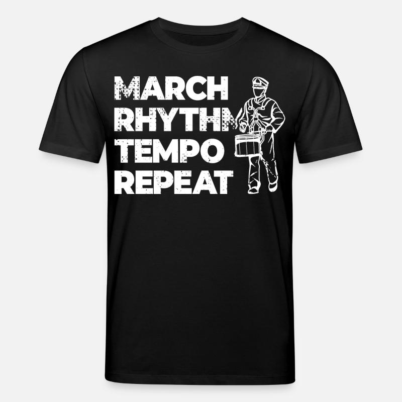 March Rhythm Tempo Repeat - Stanley/Stella Unisex Bio-T-Shirt CREATOR - Schwarz