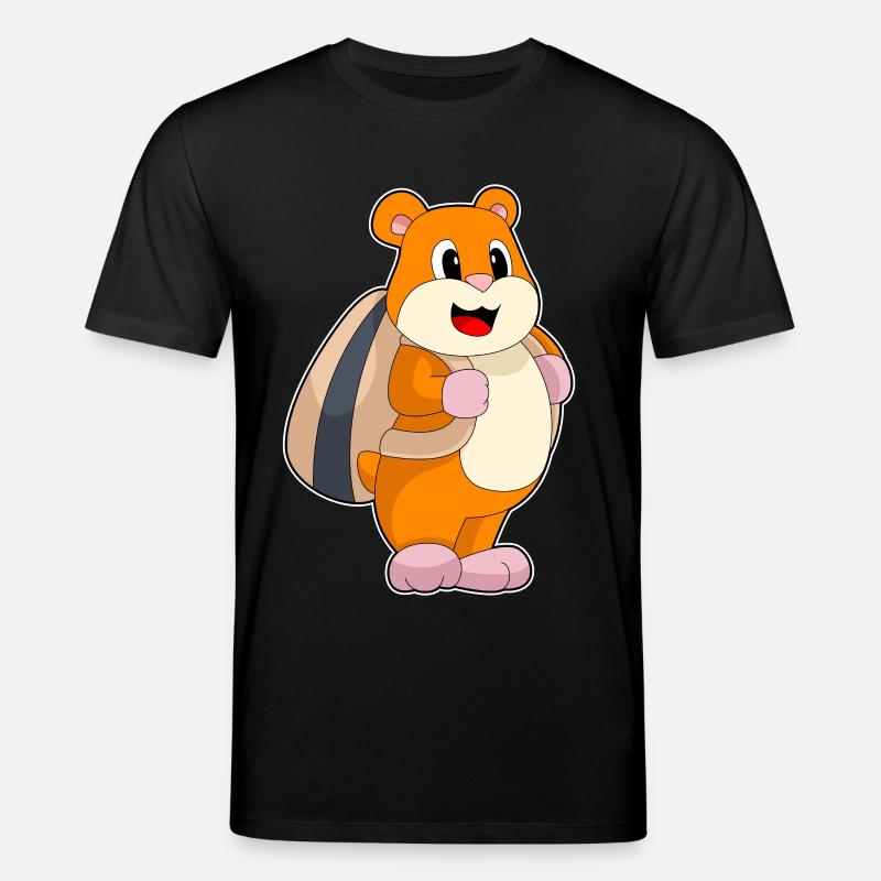 Hamster Samen Rucksack - Stanley/Stella Unisex Bio-T-Shirt CREATOR - Schwarz