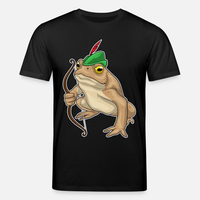 Arc de grenouille Archer - T-shirt bio CREATOR Stanley/Stella Unisexe - noir