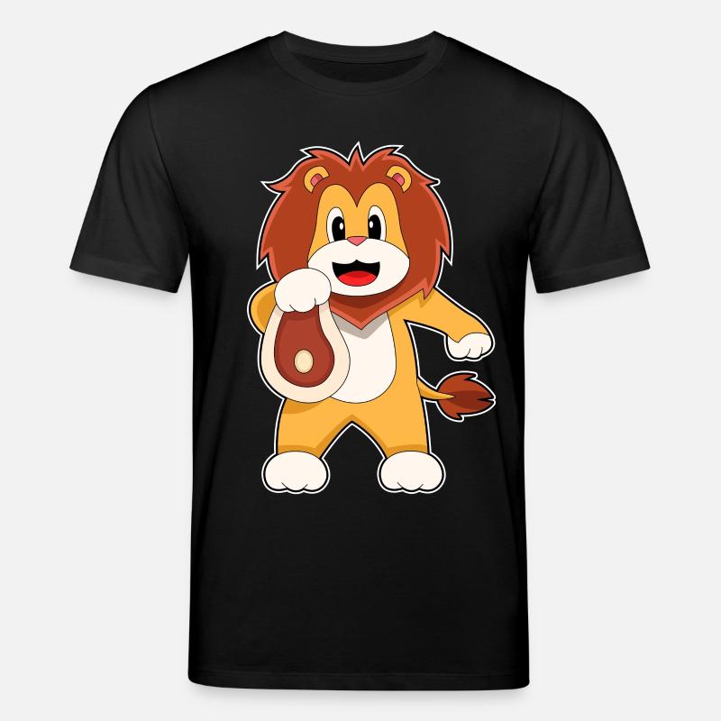 Löwe Fleisch - Stanley/Stella Unisex Bio-T-Shirt CREATOR  - Schwarz