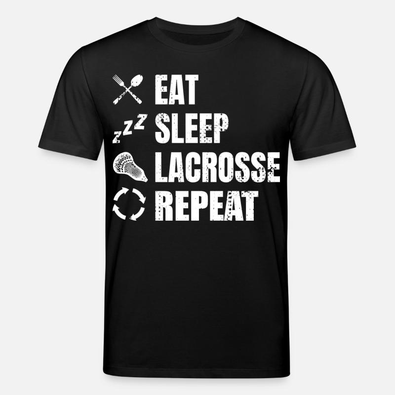 Lacrosse Player Routine - Stanley/Stella CREATOR Unisex Organic T-Shirt - black