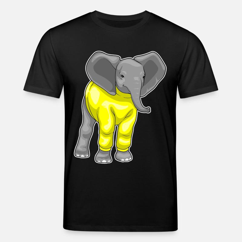 Éléphant d’hiver - T-shirt bio CREATOR Stanley/Stella Unisexe - noir