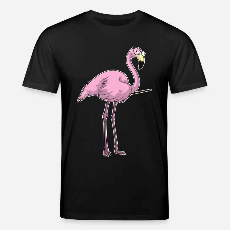Flamingo Lehrer Pointer - Stanley/Stella Unisex Bio-T-Shirt CREATOR  - Schwarz