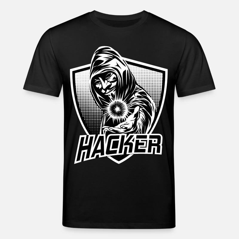 HACKER - Stanley/Stella Unisex Bio-T-Shirt CREATOR - Schwarz