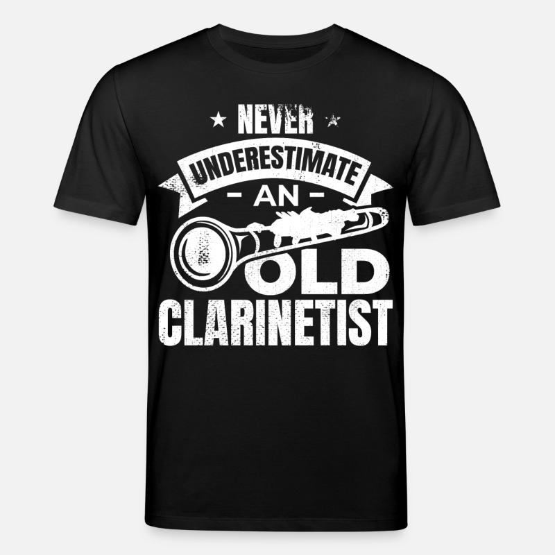 Klarinetten Opa - Stanley/Stella Unisex Bio-T-Shirt CREATOR  - Schwarz