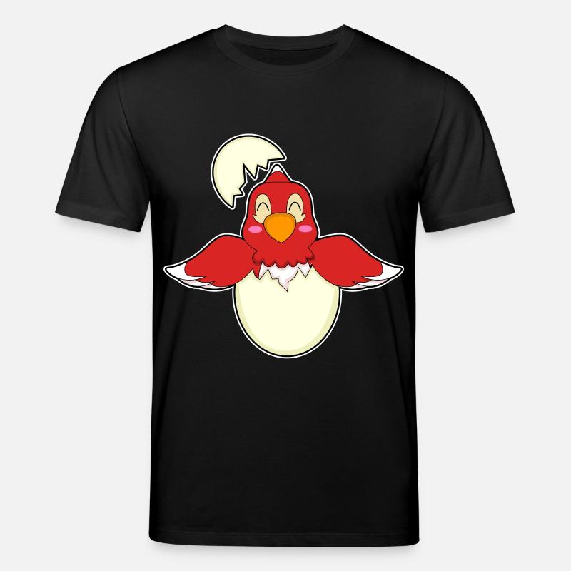 Papagei Ei - Stanley/Stella Unisex Bio-T-Shirt CREATOR  - Schwarz