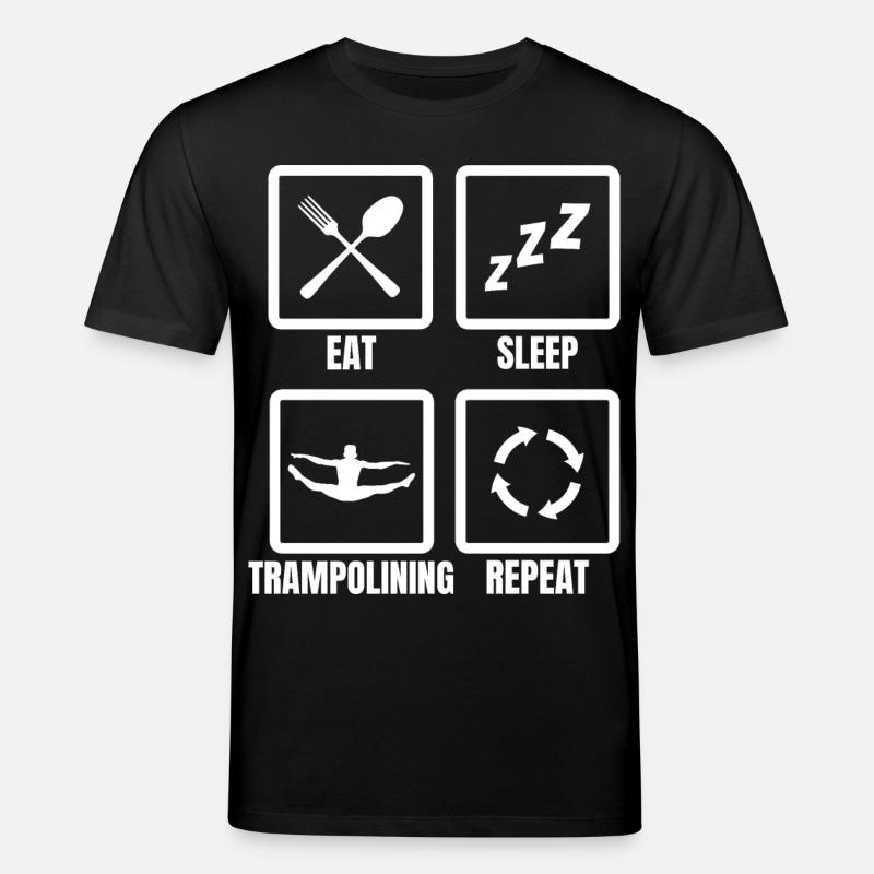 Trampoline Routine - Stanley/Stella CREATOR Unisex Organic T-Shirt - black