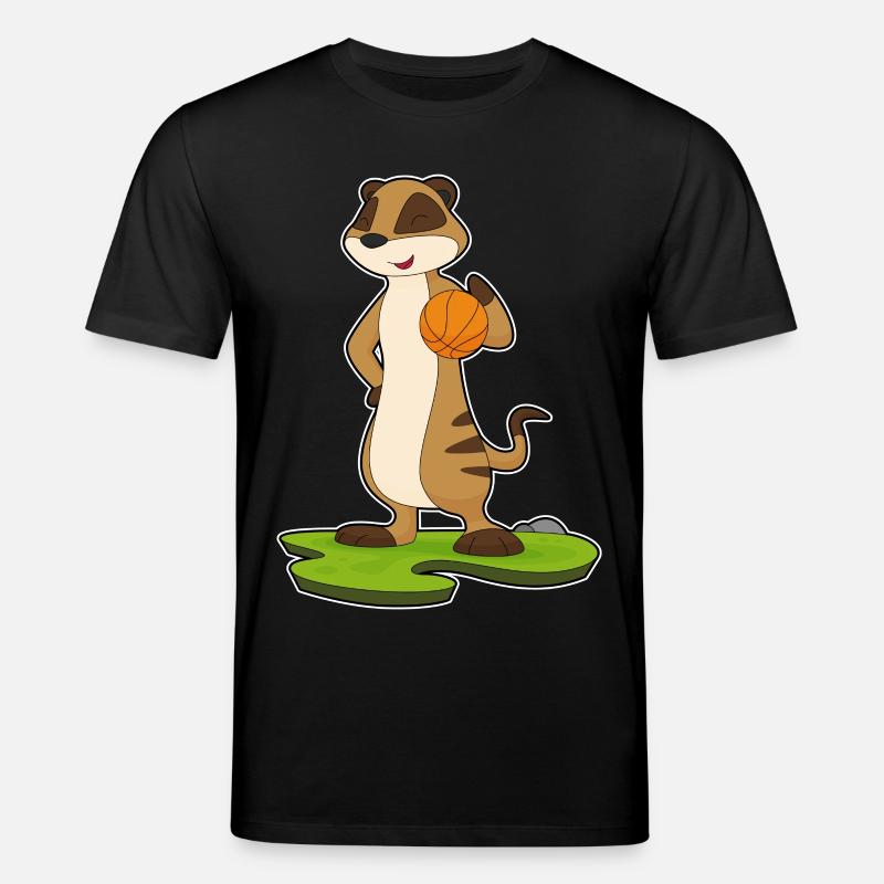 Suricate Basketteur Basketteur Basket-ball - T-shirt bio CREATOR Stanley/Stella Unisexe - noir