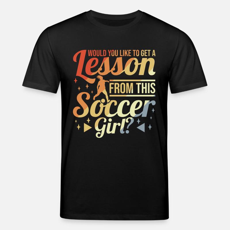 Mädchenfußball - Stanley/Stella Unisex Bio-T-Shirt CREATOR  - Schwarz