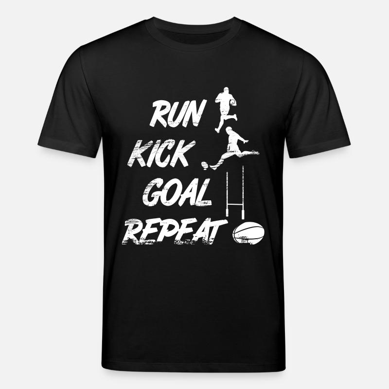 Routine des joueurs de rugby - T-shirt bio CREATOR Stanley/Stella Unisexe - noir