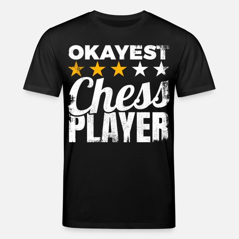 Joueur d’échecs Okayest - T-shirt bio CREATOR Stanley/Stella Unisexe - noir
