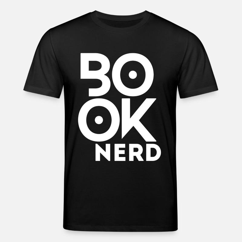 Lustiger Lesebuch-Nerd - Stanley/Stella Unisex Bio-T-Shirt CREATOR  - Schwarz