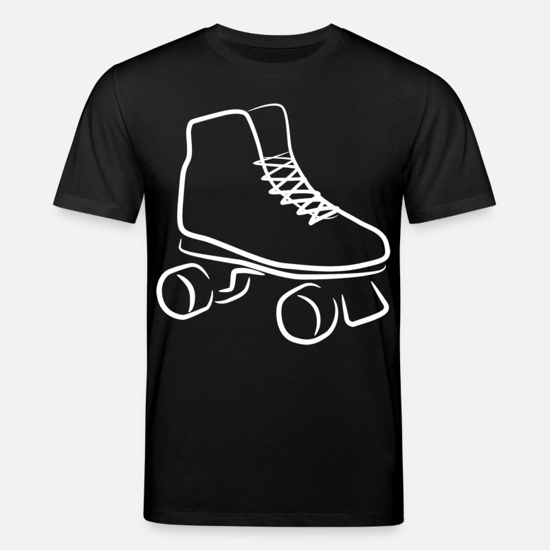 Dessin de patins à roulettes - T-shirt bio CREATOR Stanley/Stella Unisexe - noir