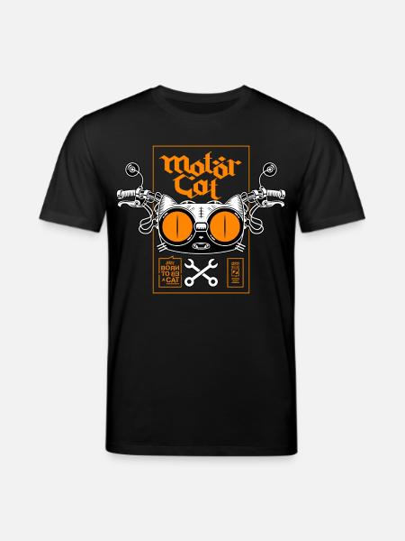 MOTORCAT 02 - T-shirt bio CREATOR Stanley/Stella Unisexe - noir