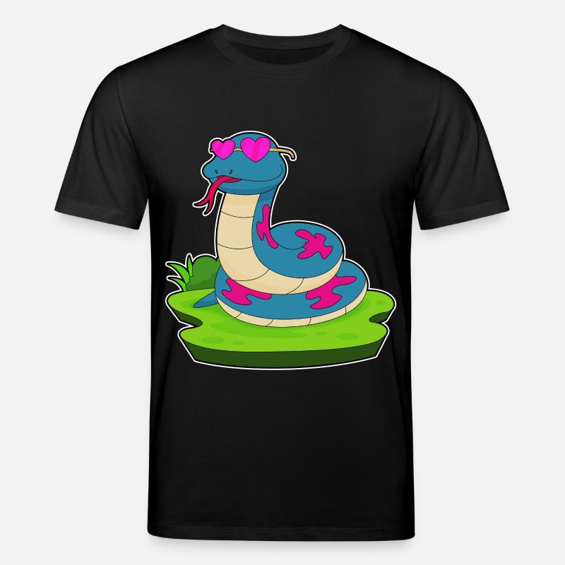 Lunettes serpent - T-shirt bio CREATOR Stanley/Stella Unisexe - noir