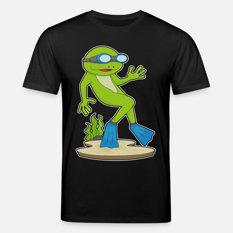 Plongeon de plongée de nage - T-shirt bio CREATOR Stanley/Stella Unisexe - noir