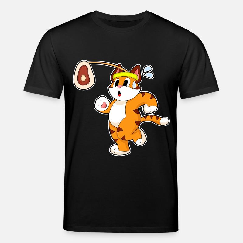 Tiger Fleisch - Stanley/Stella Unisex Bio-T-Shirt CREATOR  - Schwarz