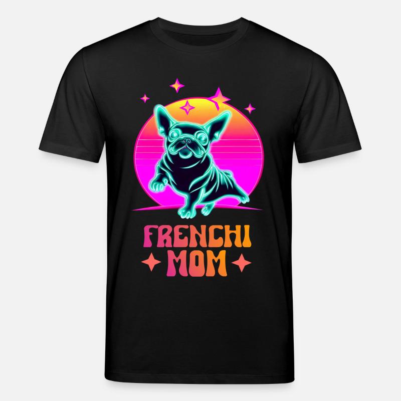 Frenchie Mom - Stanley/Stella Unisex Bio-T-Shirt CREATOR  - Schwarz
