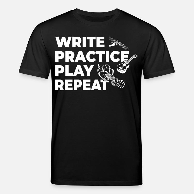 Motivation des joueurs de ukulélé - T-shirt bio CREATOR Stanley/Stella Unisexe - noir