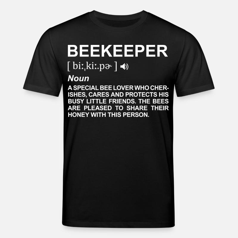 Imker Bedeutung - Stanley/Stella Unisex Bio-T-Shirt CREATOR  - Schwarz
