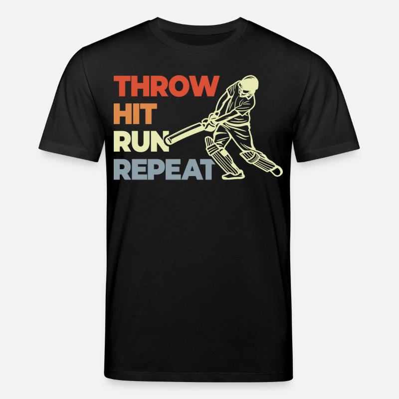 Throw Hit Run Repeat - Stanley/Stella Unisex Bio-T-Shirt CREATOR  - Schwarz