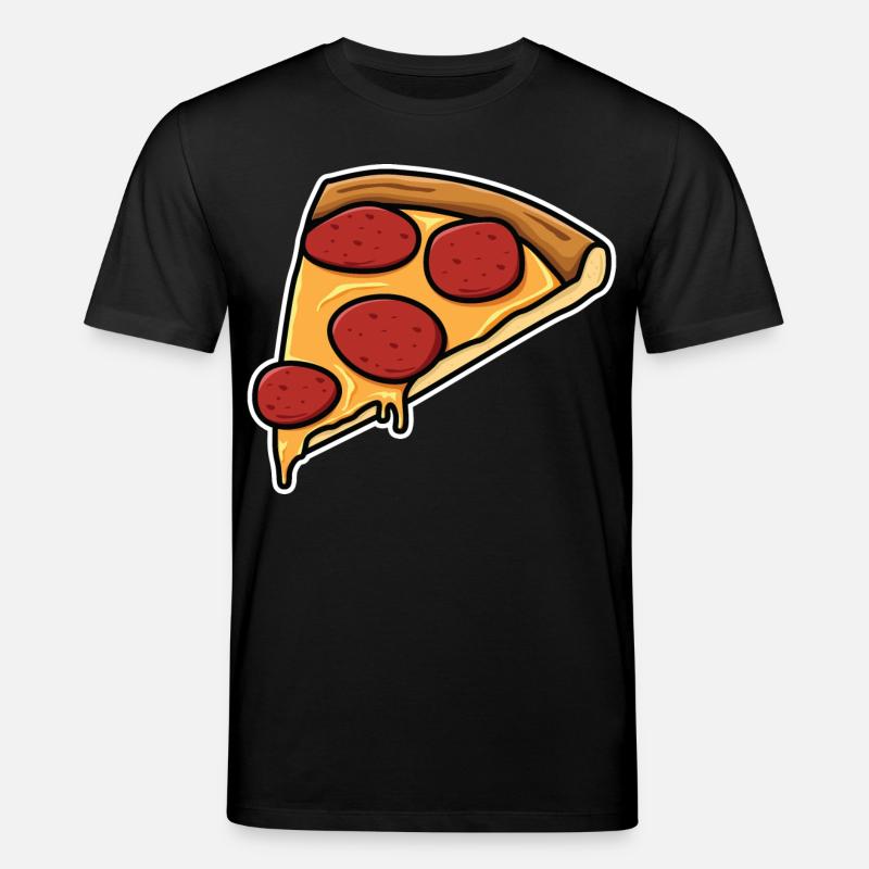 Pizzastück - Stanley/Stella Unisex Bio-T-Shirt CREATOR  - Schwarz