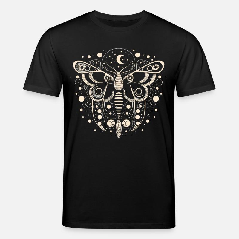 Celestial Moth - Stanley/Stella Unisex Bio-T-Shirt CREATOR  - Schwarz