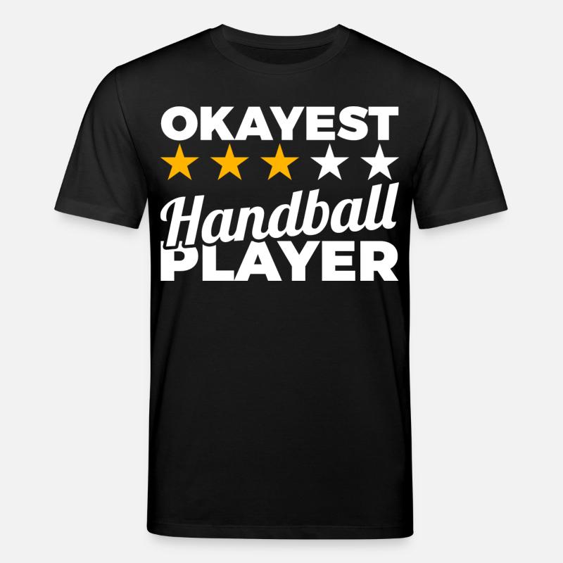 Durchschnittlicher Handballer - Stanley/Stella Unisex Bio-T-Shirt CREATOR  - Schwarz