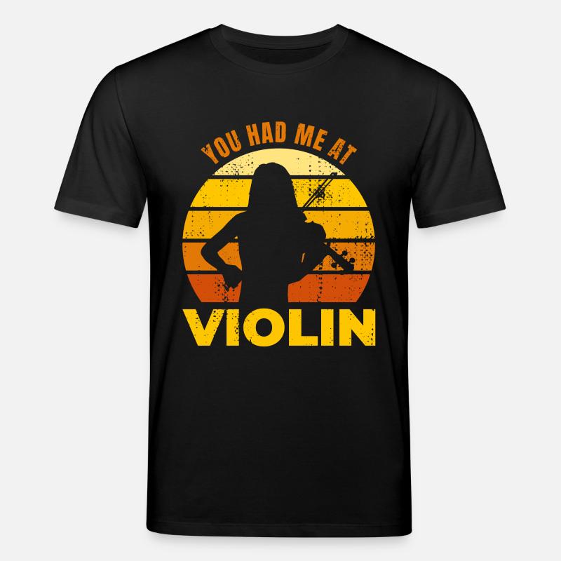 Tu m’as eu au violon - T-shirt bio CREATOR Stanley/Stella Unisexe - noir