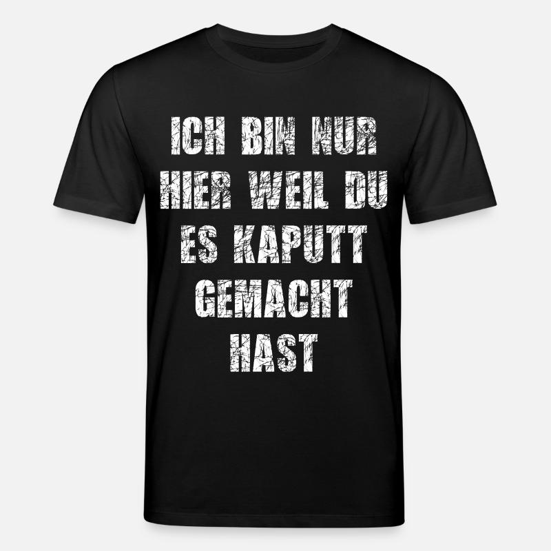 Lustiger Handwerker Spruch - Stanley/Stella Unisex Bio-T-Shirt CREATOR  - Schwarz