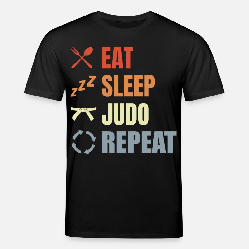 Lustige Judo Routine - Stanley/Stella Unisex Bio-T-Shirt CREATOR  - Schwarz