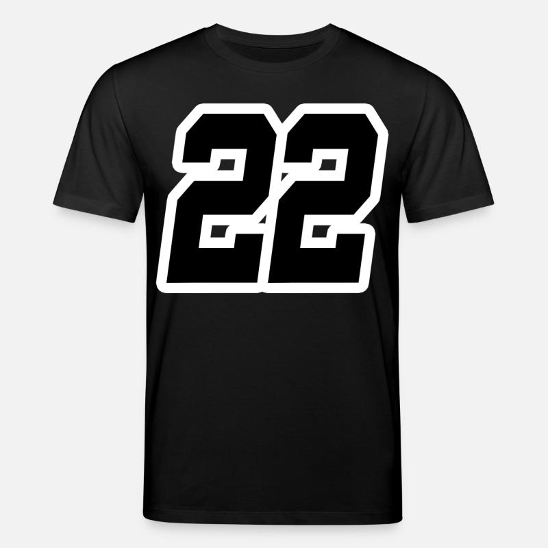 Nummer zweiundzwanzig 22 - Stanley/Stella Unisex Bio-T-Shirt CREATOR  - Schwarz