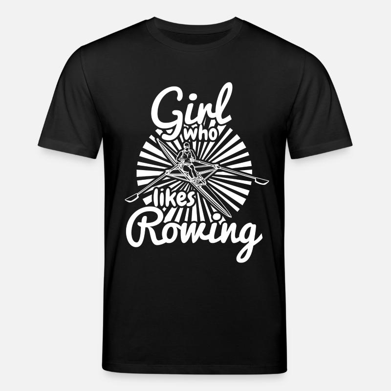 Fille qui aime ramer - T-shirt bio CREATOR Stanley/Stella Unisexe - noir