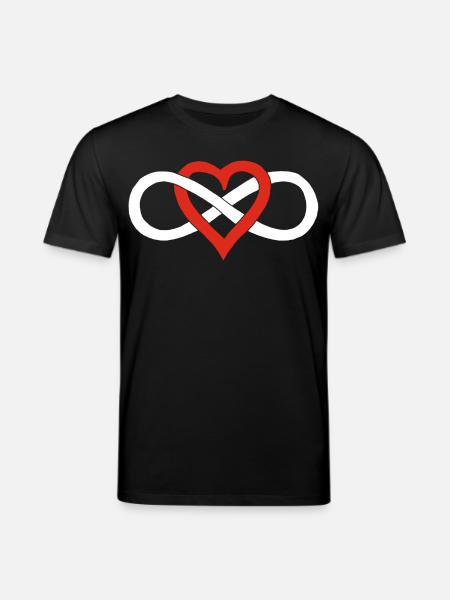Amour infini (blanc) - T-shirt bio CREATOR Stanley/Stella Unisexe - noir