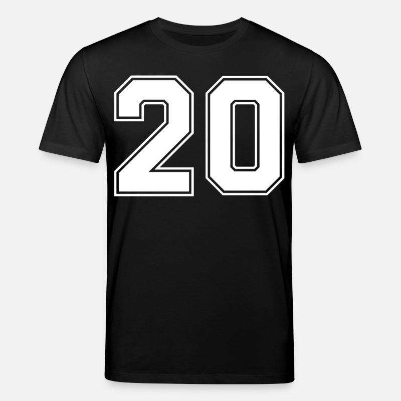 Nummer zwanzig 20 - Stanley/Stella Unisex Bio-T-Shirt CREATOR  - Schwarz