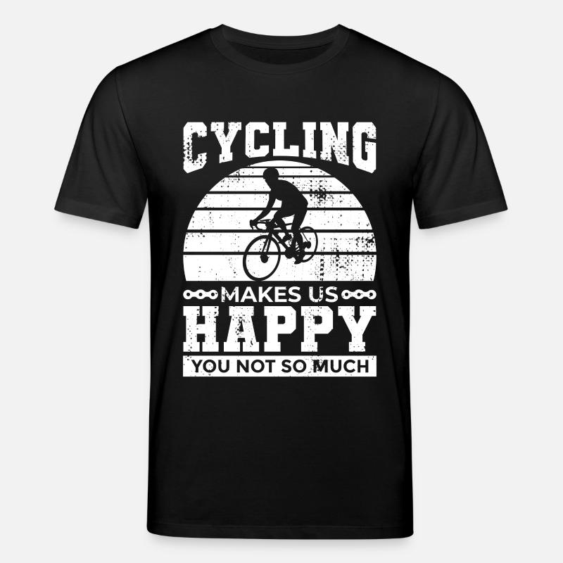 Radfahrer Witz - Stanley/Stella Unisex Bio-T-Shirt CREATOR  - Schwarz