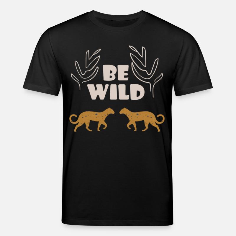 Sei wild - Stanley/Stella Unisex Bio-T-Shirt CREATOR - Schwarz