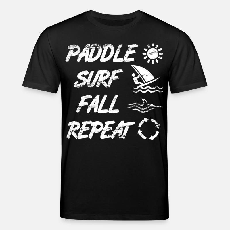 Windsurfer Spruch - Stanley/Stella Unisex Bio-T-Shirt CREATOR  - Schwarz