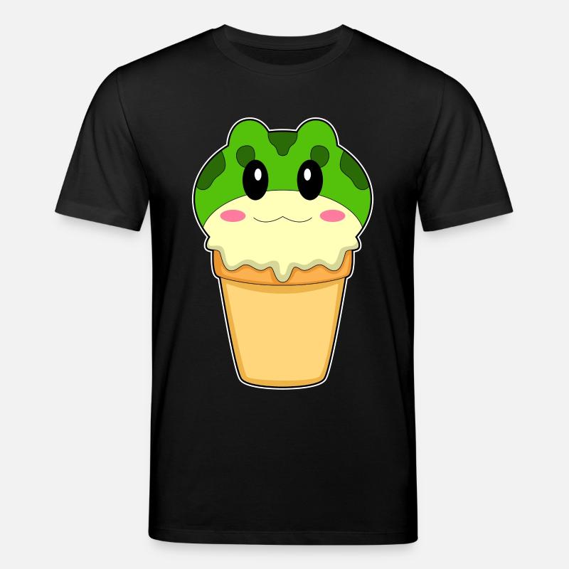 Frosch Waffeleis - Stanley/Stella Unisex Bio-T-Shirt CREATOR  - Schwarz
