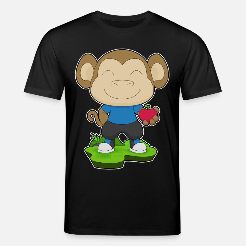 Monkey Apple - Stanley/Stella CREATOR Unisex Organic T-Shirt - black