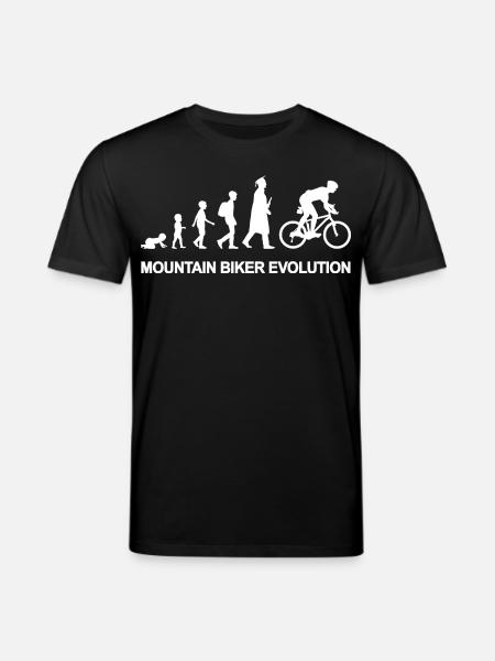 From child to mountain biker - Stanley/Stella CREATOR Unisex Organic T-Shirt - black