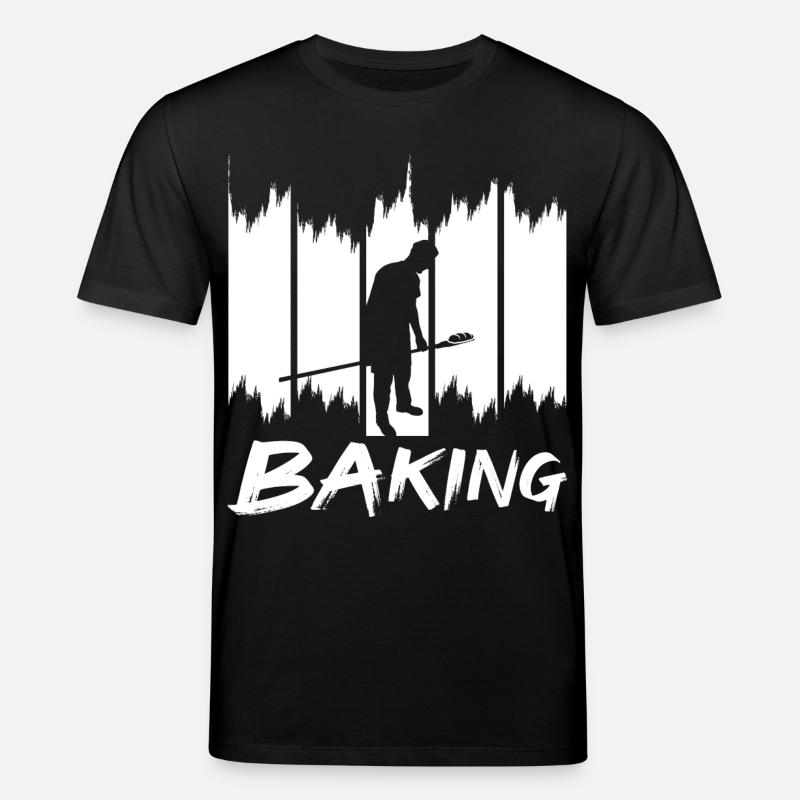 Lustiges Backen - Stanley/Stella Unisex Bio-T-Shirt CREATOR  - Schwarz