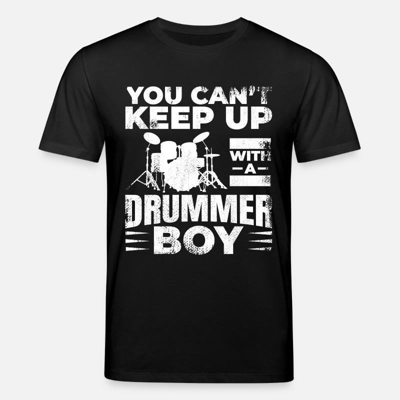 Drummer Junge - Stanley/Stella Unisex Bio-T-Shirt CREATOR  - Schwarz