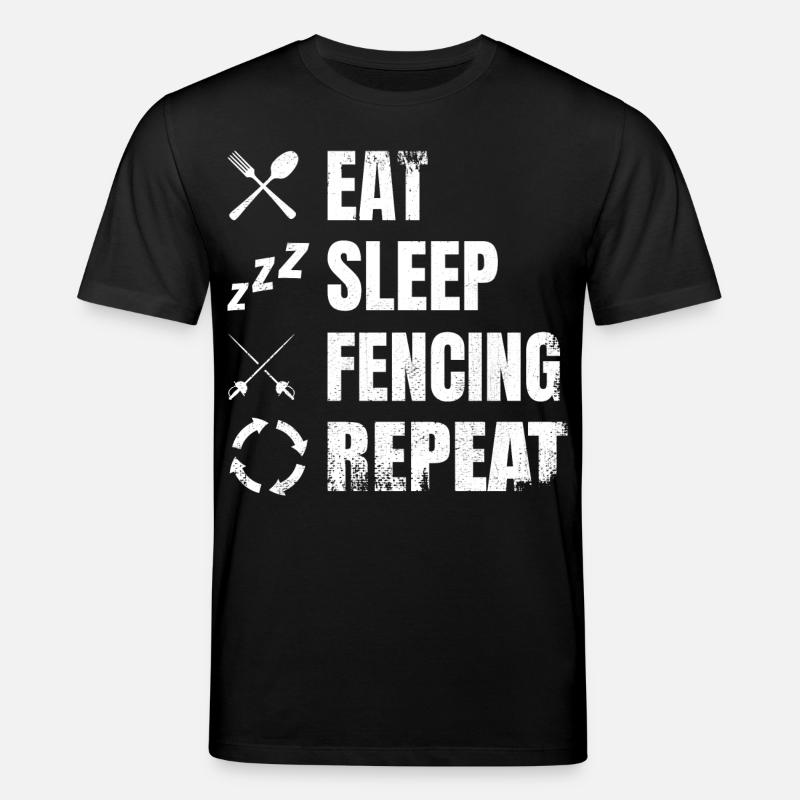 Routine quotidienne de l’escrime - T-shirt bio CREATOR Stanley/Stella Unisexe - noir