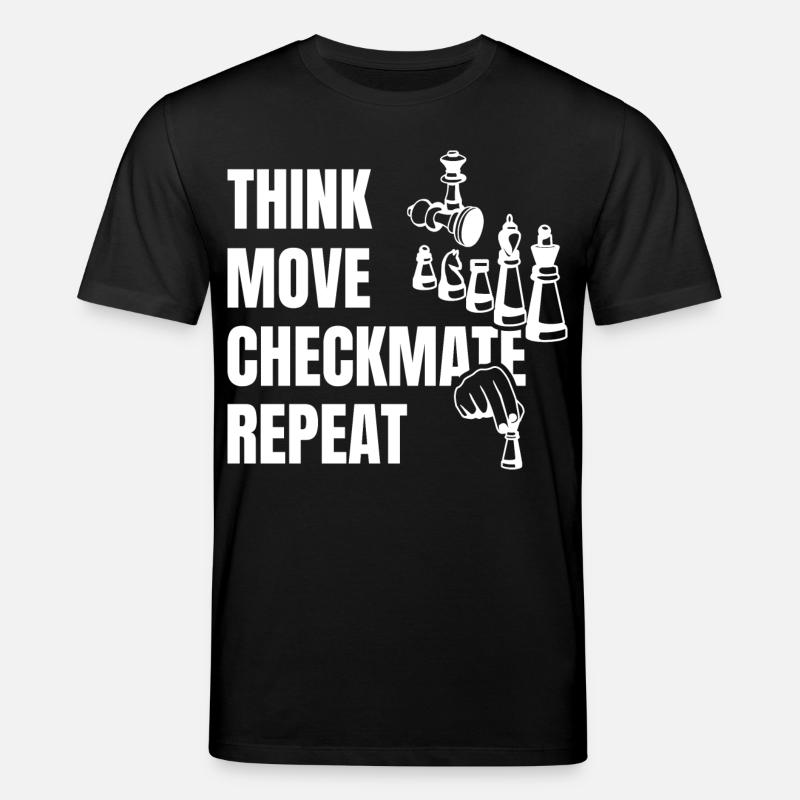 Think Play Checkmate Next - Stanley/Stella CREATOR Unisex Organic T-Shirt - black