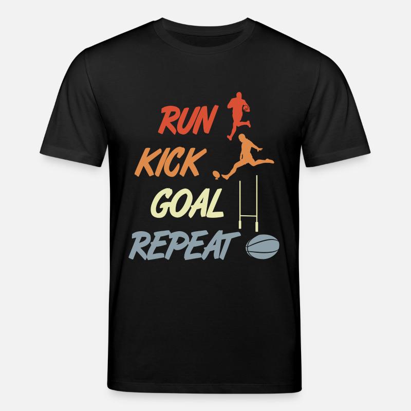 Rugby Motivation - Stanley/Stella CREATOR Unisex Organic T-Shirt - black